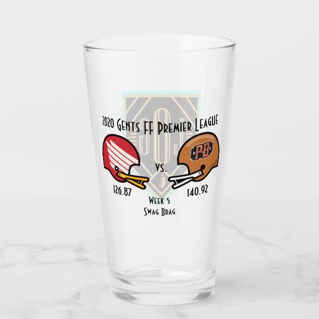 SwagBrag5 DuckyShin v Peaky Pint Glass (Anverso)