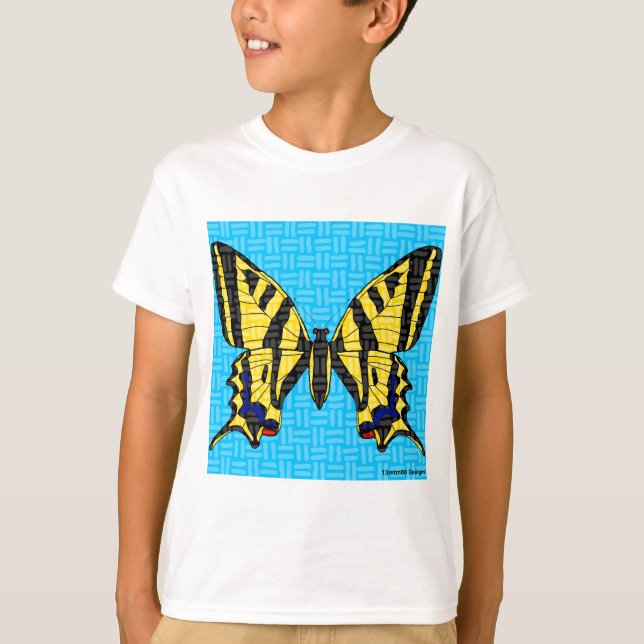 Swallowtail (blanco) - Camiseta de niño (Anverso)