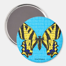 Swallowtail (redonda) - Imán
