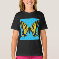 Swallowtail (vívida) - camiseta básica para niña