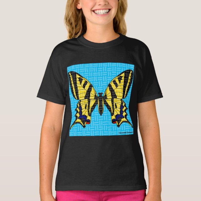 Swallowtail (vívida) - camiseta básica para niña (Anverso)