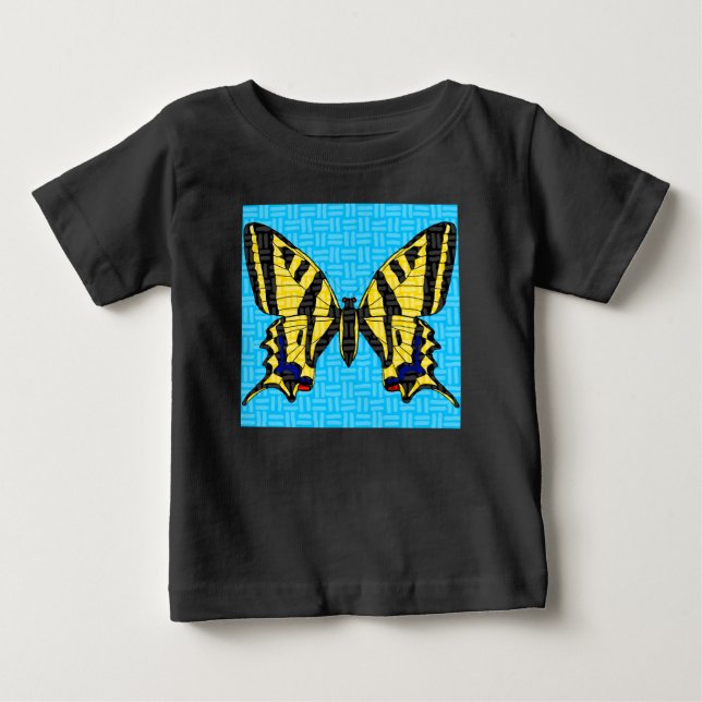 Swallowtail (vívido) - Camiseta de bebé (Anverso)