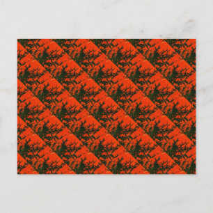 "Swamp Fire #8″ - Tarjeta postal de diseño de resu