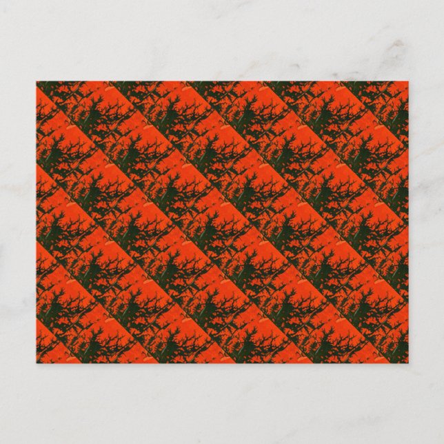 "Swamp Fire #8″ - Tarjeta postal de diseño de resu (Anverso)