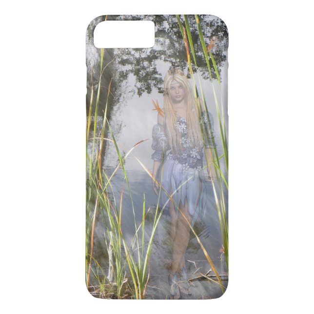 Swamp Lady iPhone 7 más Funda (Reverso)
