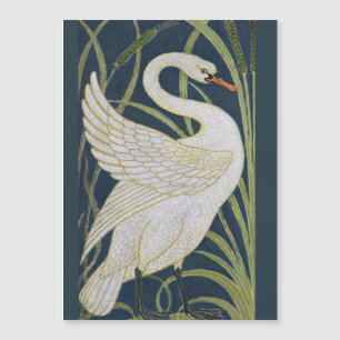 Swan Art Nouveau Dos Cisnes