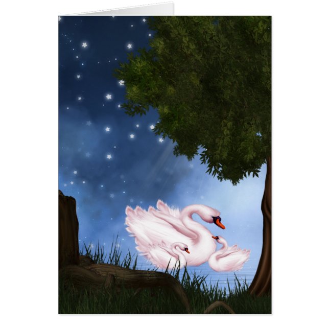 Swan Lake Card (Frente)