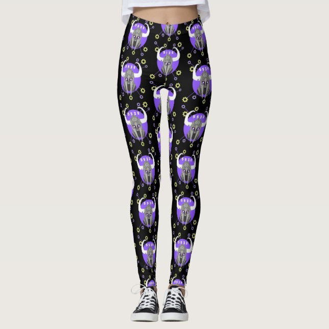 Swan Valley VikingBots Women’s Leggings – Robotics (Anverso)