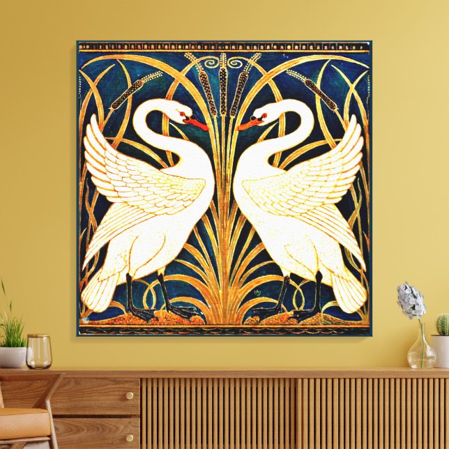 Swan y Rush e Iris, arte fino, (Insitu (Sala de estar))