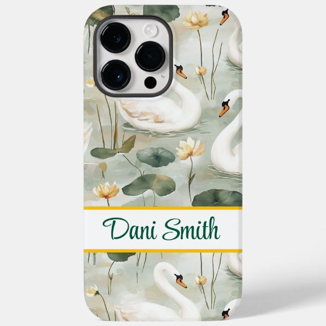 Swans fundas para iPhone 14 Pro Max personalizados (Reverso )