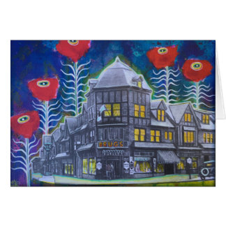 Swarthmore céntrico con las amapolas incluye el