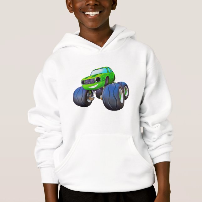 Sweat à capuche 4x4 monstre pour enfant (Anverso)