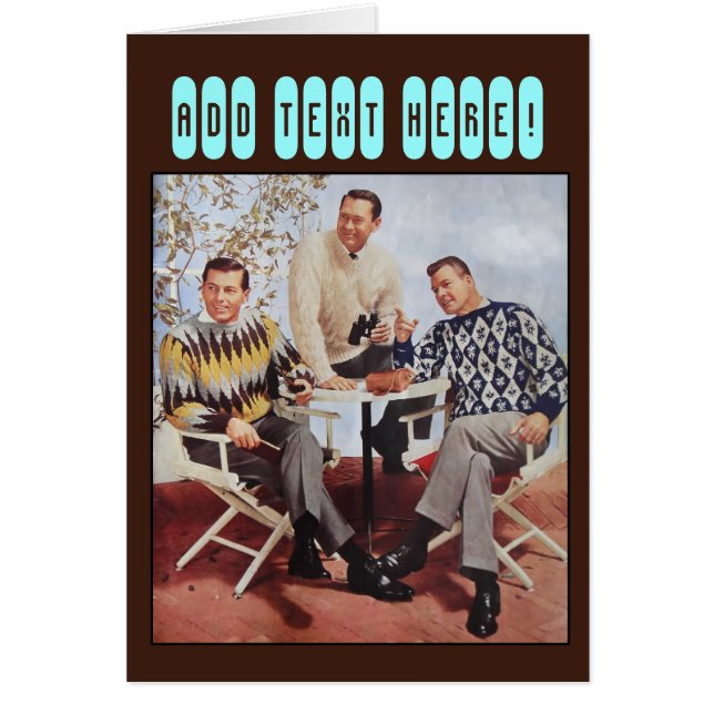 Sweater boys de los años 50 (Frente)