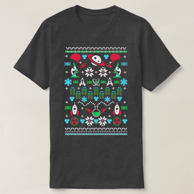 Sweater Navidades feos de la ciencia  (Diseño del anverso)