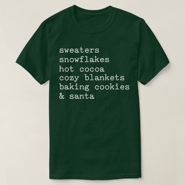 Sweaters Snowflakes Hot Cocoa Cozy Blankets Funny  (Diseño del anverso)