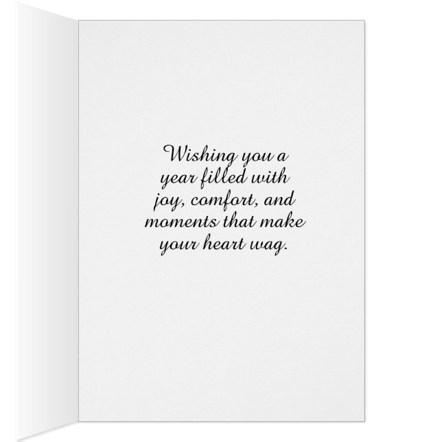 Sweet Adorable Corgi Birthday Card Heartfelt  (Interior (Derecha))