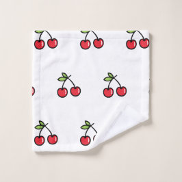 Sweet Cherry Bath Towel Set