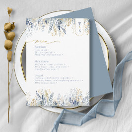 Sweet Floral Boda Menu ID1045
