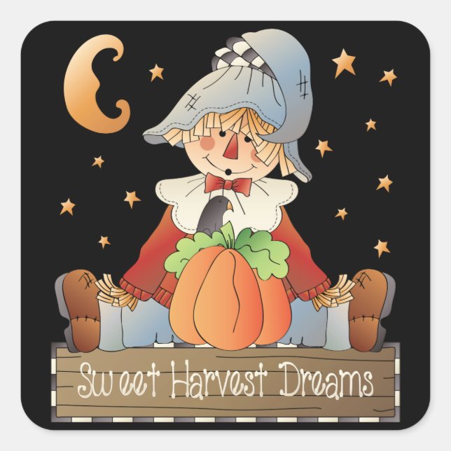 Sweet Harvest Dreams pegatina espantapájaros (Anverso)