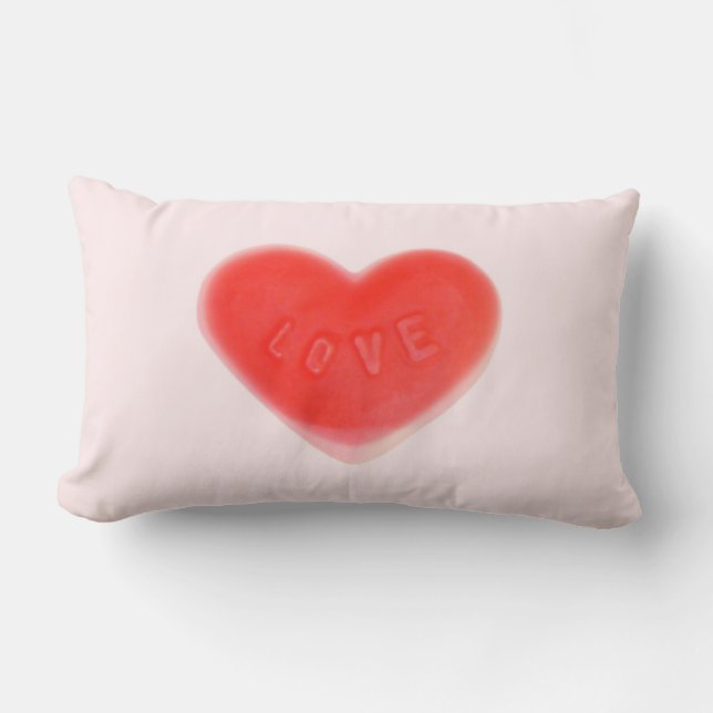 Sweet Heart Pink dos patrones tirar la almohada lu (Anverso)