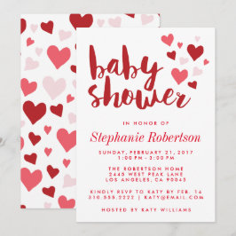 Sweet Hearts Elegante Invitación Baby Shower