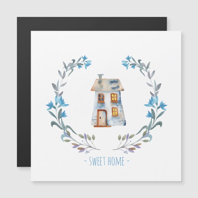 Sweet Home Design   Magnetkarte (Anverso/Reverso)