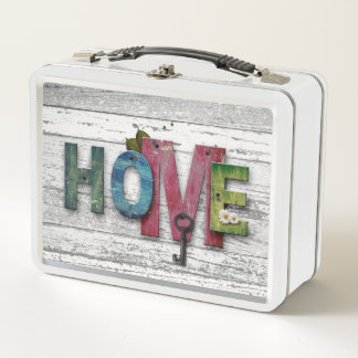 Sweet Home Wood Board Plank Wall Key Tea Milk