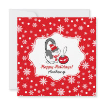 Sweet Kitty | Tarjetas de Navidad de nombres perso