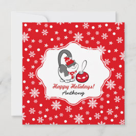 Sweet Kitty | Tarjetas de Navidad de nombres perso