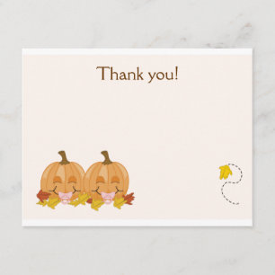 Sweet Lil Pumpkins Flat Gracias por la invitación