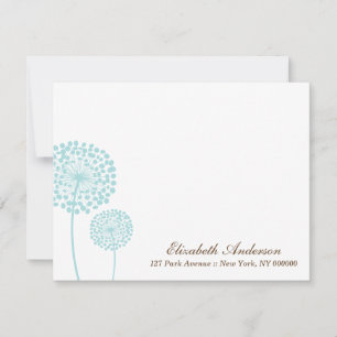 Sweet Mint Dandelions Flat Gracias Notas