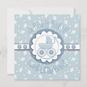 Sweet One Boy Invitación Square