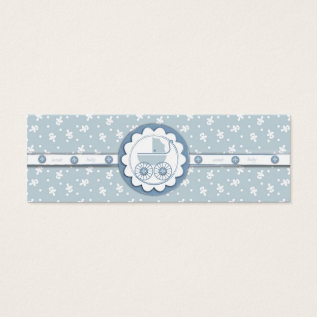 Sweet One Boy Skinny Gift Tag (Frente)