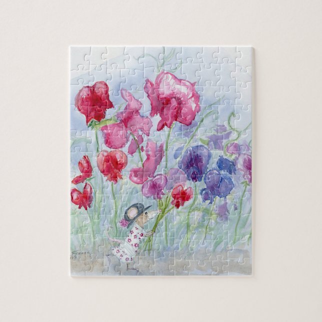 "Sweet Peas" rompecabezas de 110 piezas (Vertical)