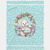 Sweet Polar Bear Personaliza a los Navidades de no