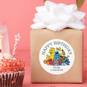 Sweet Sesame Street Pals Etiqueta de regalo de c