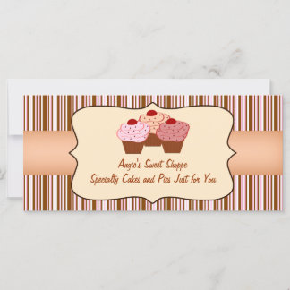Sweet Shoppe Cupakes Business Gift Certificate