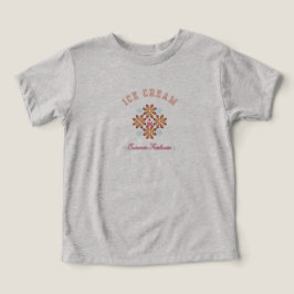 Sweet Summer Vibes – Cute Ice Cream Logo T-Shirt 