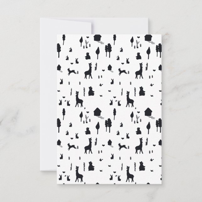 Sweet winter tarjeta invitación (Anverso)