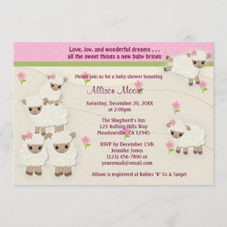 Sweets Dreams LAMB Invitación chica SDK