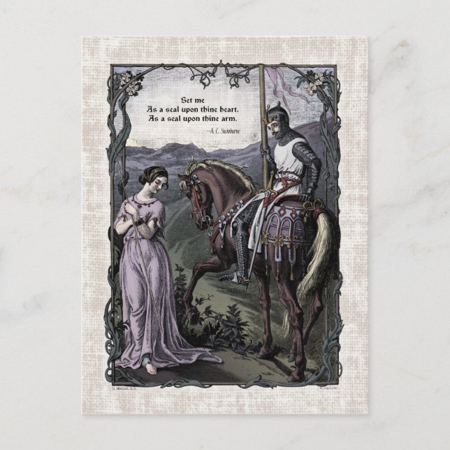 Swinburne "Una tarjeta postal victoriana de viejo  (Anverso)