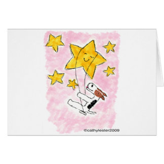 Swingin del fox terrier del alambre en una