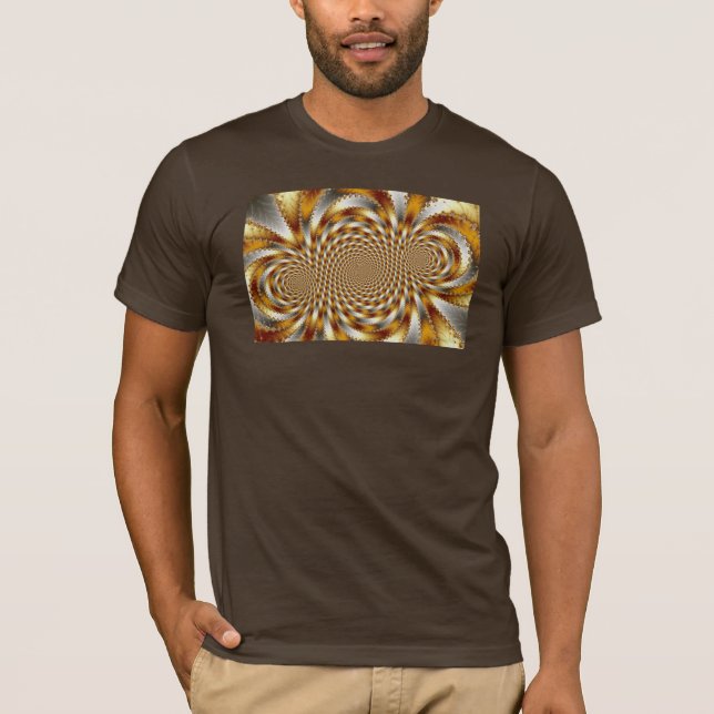 Swirl Fractal 1 - Camiseta Fractal (Anverso)
