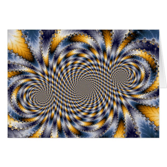 Swirl Fractal 2 - Tarjeta Fractal (Anverso (Horizontal))
