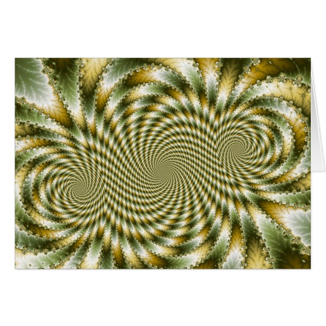Swirl Fractal 3 - Tarjeta Fractal (Anverso (Horizontal))