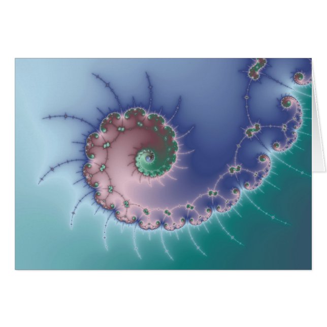 Swirl - Tarjeta Fractal (Anverso (Horizontal))