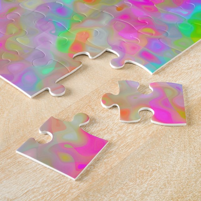 Swirling Psychedelic Dreams Jigsaw Puzzle (Lado)