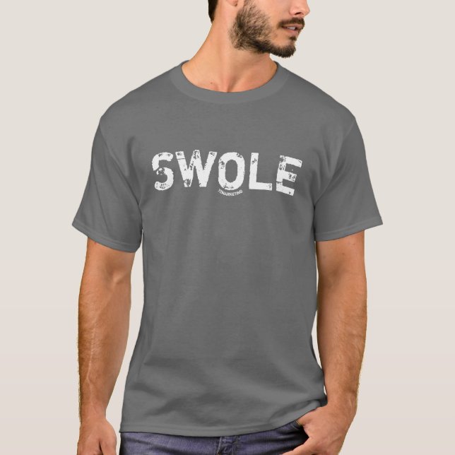 SWOLE ACOPLA GIMNASIO DEL BIKINI DE LA CAMISA DEL (Anverso)