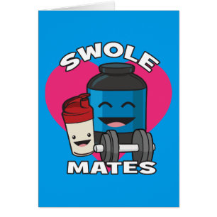 SWOLEMATES Funny Bodybuilding Protein Shake