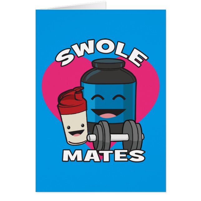 SWOLEMATES Funny Bodybuilding Protein Shake (Frente)